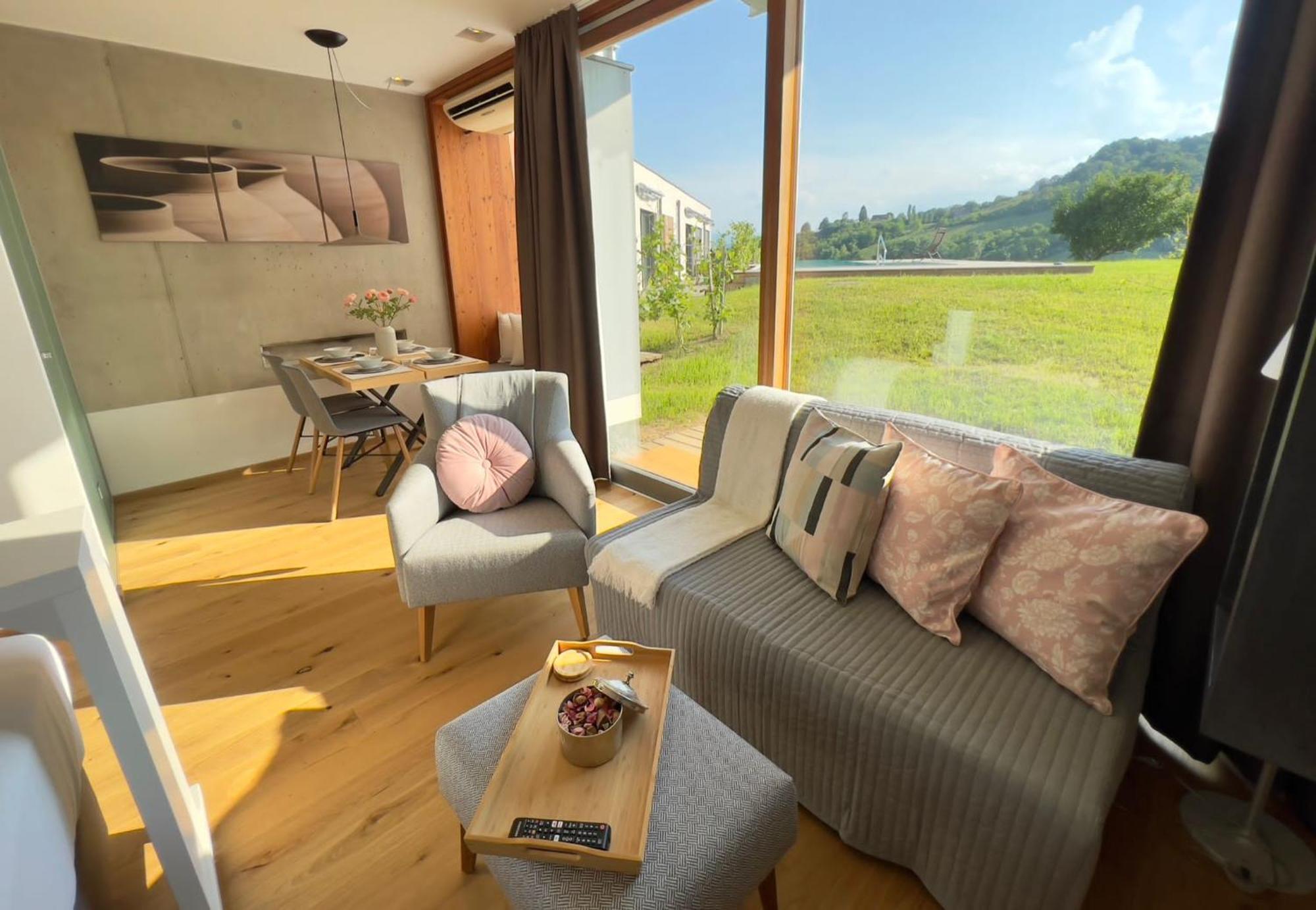 Hideaway An Der Weinstrasse - Pool & Sauna - Apartments Anderlage 施皮尔费尔德 外观 照片